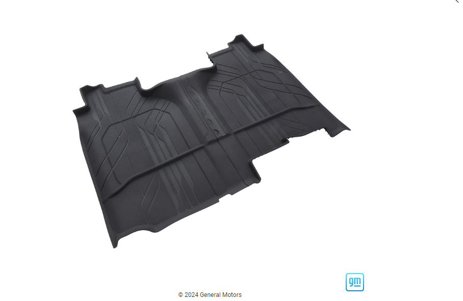 Floor Liners - Second-Row Premium All Weather, Jet Black (84333635)