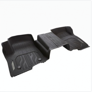 Floor Liners - Front Premium All Weather, W/O Console, GMC Logo, Jet Black (84333608)