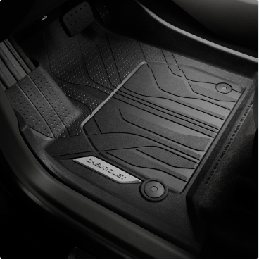 Floor Liners - Front Premium All Weather, Chevrolet Script, Jet Black (84518111)