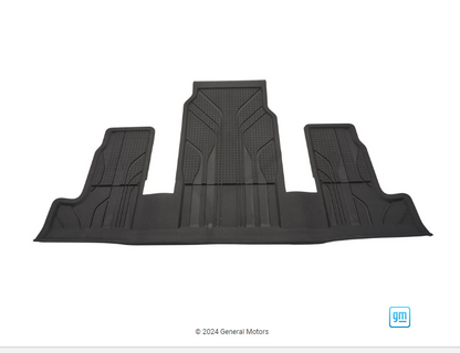 Floor Liners - Third Row Premium All Weather, Captain's, Jet Black (84206889)