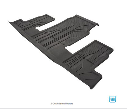 Floor Liners - Third Row Premium All Weather, Captain's, Jet Black (84206889)