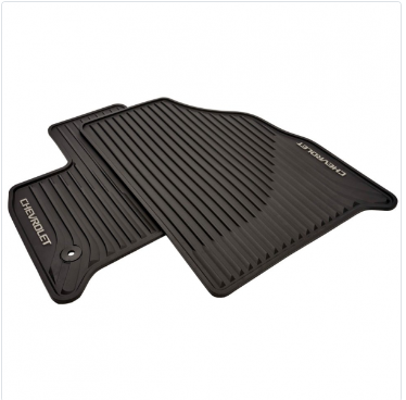 Floor Mats - Front Premium All Weather, Chevrolet Script, Jet Black (84162515)